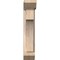 Ekena Millwork Westlake Slat Smooth Bracket w/ Offset Brace, Douglas Fir, 5 1/2"W x 16"D x 28"H BKT0604X16X28WTL06SDF - alternate 3